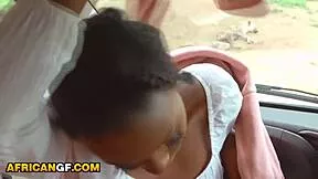 WATCH Ebony Babe Bent Over for Rough Outdoor Face Fuck!