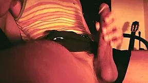 dude jerks his huge cock in underwear moaning loud till he cums everywhere