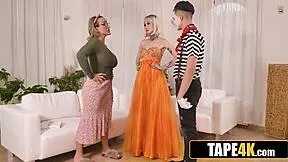 busty australian stepmom sneaks away with daughter's boyfriend in secret