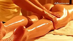 elena smesharik squirms through her first oiled massage turning virgin to moaning orgasm