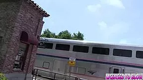 MAC KENZIE LOHAN SPLITS WIDE FOR COCK IN WET LINGERIE BLOWJOB!