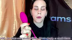 horny slut tests tight pussy with sohimi toy