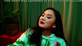 Teen Asian Findom Goddess Teases in Satin Panties Rip