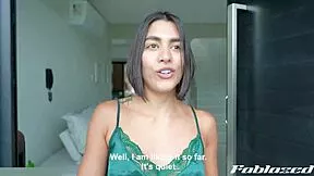 Sexy neighbor bimbo guides your joi countdown tease