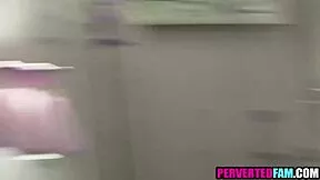 stepsis rides my cock hard to spite her cheating boyfriend