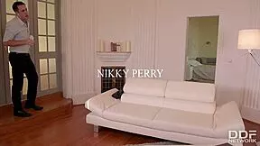 private tutor bangs nikky perry tight asshole bent over doggystyle rough