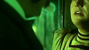 police captain corners the beautiful blonde investigator in a dark alley threatening doggystyle pounding right there