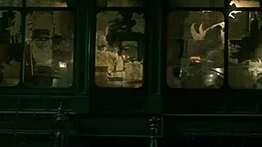 police captain corners the beautiful blonde investigator in a dark alley threatening doggystyle pounding right there