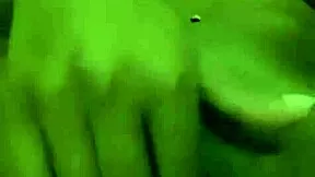latina teen masturbates in black shower bath