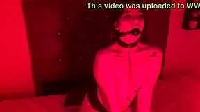 yo this sub slave tied up gets punished hard by her master kittydj