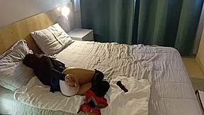 Oh god my wife fucks my ass wit double-headed dildo pegging bonding feels so good