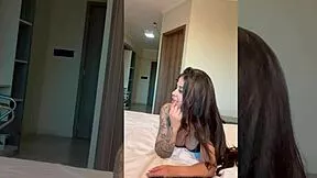 she loves when that huge black guy fucks her doggy and chokes her tight