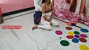 hey, priya's holi fun turns wild with stepbro's cock at the party