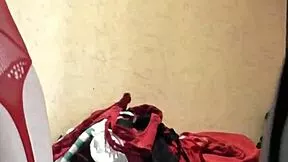 Mature lesbian milf and teen babe in lingerie kiss hairy pussy on christmas tree