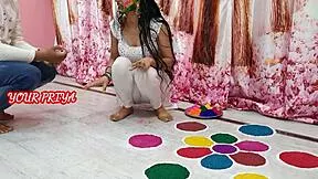 hey, priya's holi fun turns wild with stepbro's cock at the party