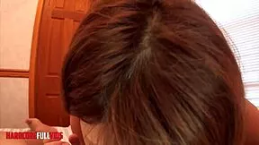 two pretty japanese girls tag team your pov with sloppy asian blowjobs and cum swallows