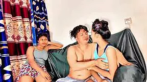 uttaran20 knows how to make her squirt in hot ffm threesome cumfest