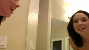 Y Naked Girl Flaunts Small Tits In Bathroom Voyeur Tease