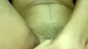 Petite solo babe in underwear craves big cock stuffing tight pussy