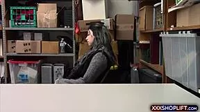 caught shoplifter teen gets punish fucked hard doggystyle 😈🍑🔥