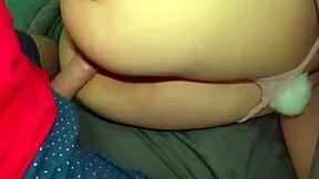 Stepson Pounds Stepmom's Huge Ass Anal Creampie Squeezes Fat Cheeks