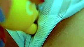 desi beauty masturbates shaved pink pussy to creamy orgasm climax