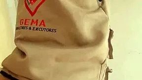 colombian engineer nataly bends for anal before work cumshot