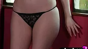 BEAUTIFUL LAURA DEVUSHCAT RIPS LINGERIE OFF SMALL TITS!