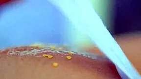 desi beauty masturbates shaved pink pussy to creamy orgasm climax