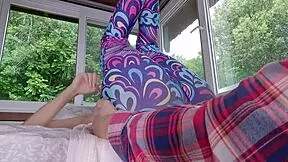 Dude this skinny babe squirts nonstop from huge cock pounding her tight pussy