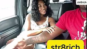 hey stranger wanna feel this busty ebony latina ride your big black cock in the mardi gras parade car