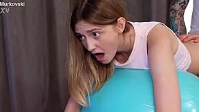 fitness trainer pounds two horny clients deep and juicy