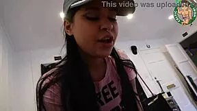 damn petite ryder rey!! ripped clothes n soaked pussy owned by iron's monster bbc deepthroat creampie 😩💦