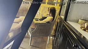 Petite brunette babe shocks with deep throat surprise swallow!