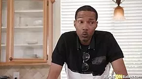 Stepdaughter's First Anal with Daddy's Big Black Cock and Titty Fuck