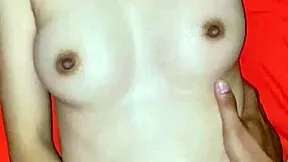 girl next door squirms in orgasmic bliss with vibrator until nosy neighbor catches her squirting creampie mess