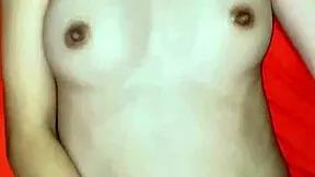 girl next door squirms in orgasmic bliss with vibrator until nosy neighbor catches her squirting creampie mess