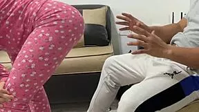 hey hermanstra your super sensual lingerie dance got hermanstro so hard he bends you over for deep doggystyle creampie