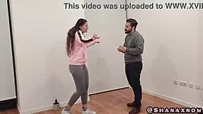 bratty internet karen with glasses and long hair teases like a pro but hides her mommy latina secrets