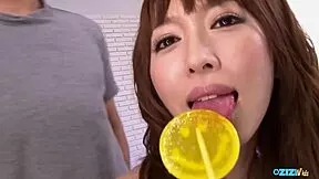 imagine her licking a lollipop while he laps her dripping soaking wet cunt! 🍭👅💦