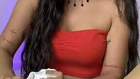 my stepmom shaved pussy n massages hard cock