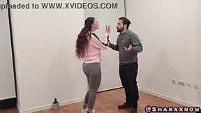 bratty internet karen with glasses and long hair teases like a pro but hides her mommy latina secrets