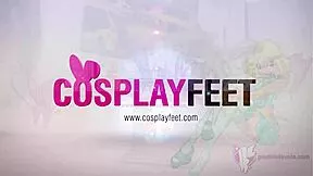 teacher puts pantyhose feet on desk teasing toes pov