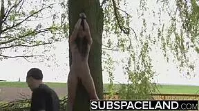 Teen Tied Humiliated Slapped Wet Towel Submission Brutal