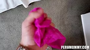 stepmom sniffs stepson's panties then seduces him into forbidden hardcore fucking