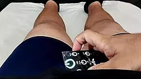 Watch My Small Foreskin Cock Get Jerked As Girlfriend Masturbates Her Juicy Pussy