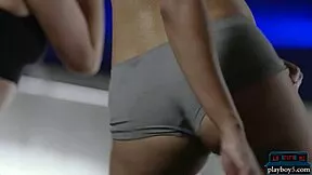 twerking fitness teens shake asses in hot dance class