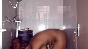 ever fantasized about an uncensored thick african nursing student bathing naked with perfect plump perky tits for your fetish?