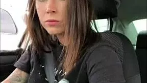 felicity feline flashes tits ass in public slutty outdoor compilation