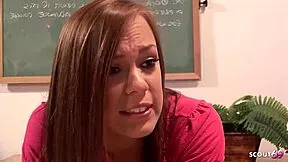 Hey teacher, my tight teen pussy needs your huge ugly cock now?